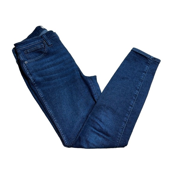 Madewell Dark Wash 10th High Rise Skinny Jeans | U.S. Woman’s 26 - Picture 6 of 8